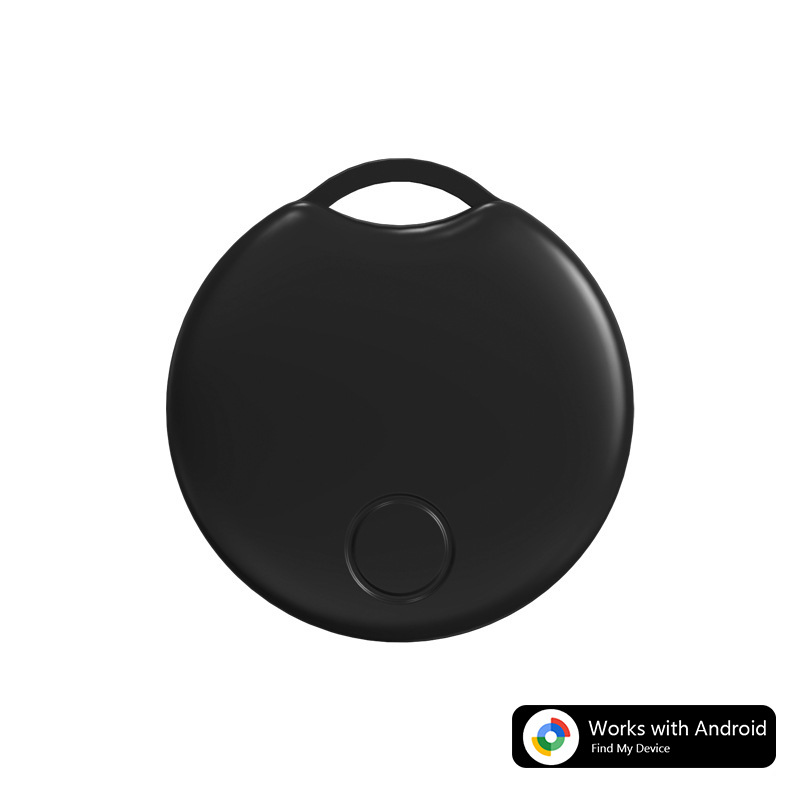 Android tracker tags gps nøglefinder bluetooth bagagetracker fungerer med google find min genstandsfinder til nøgle, pung, kuffert: Sort