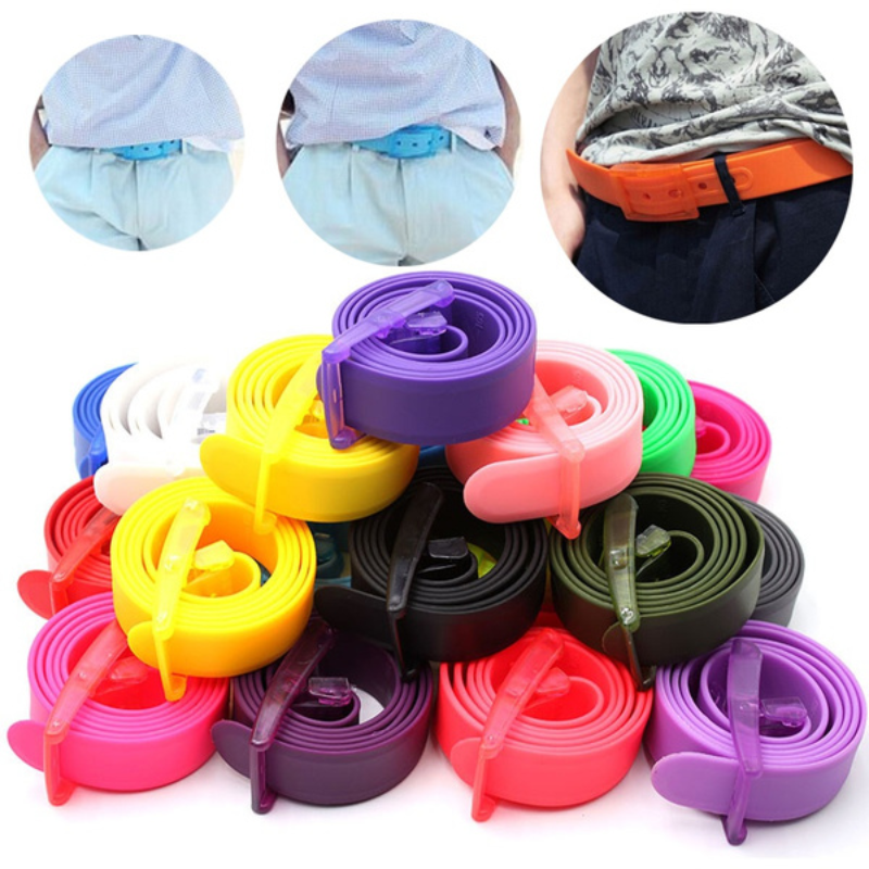 Kleur Unisex Rubber Golf Broek Riemen Voor Mannen Verstelbare Cut-To-Fit Waterdichte Plastic Voorkomen Allergie Riem Modieuze riem