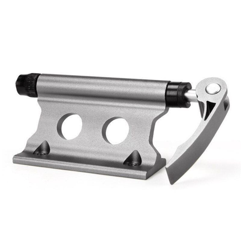 Bike Bicycle Car Roof Rack Carrier Quick Release Alloy Fork Lock Mount Racks Stable Quick Mounting Tools: Light Grey