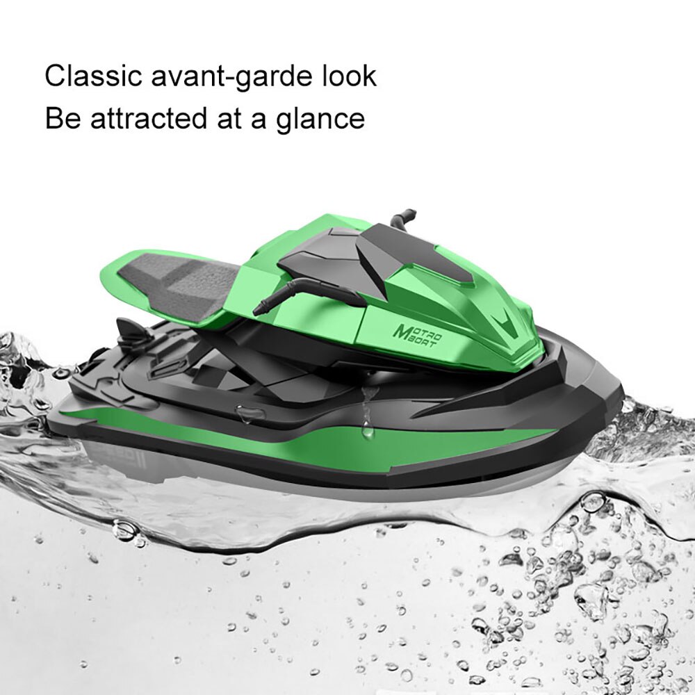 JJRC – bateau télécommandé, 2.4G, Mini Jet Ski, eau, vitesse, jouet d&#39;extérieur pour enfants
