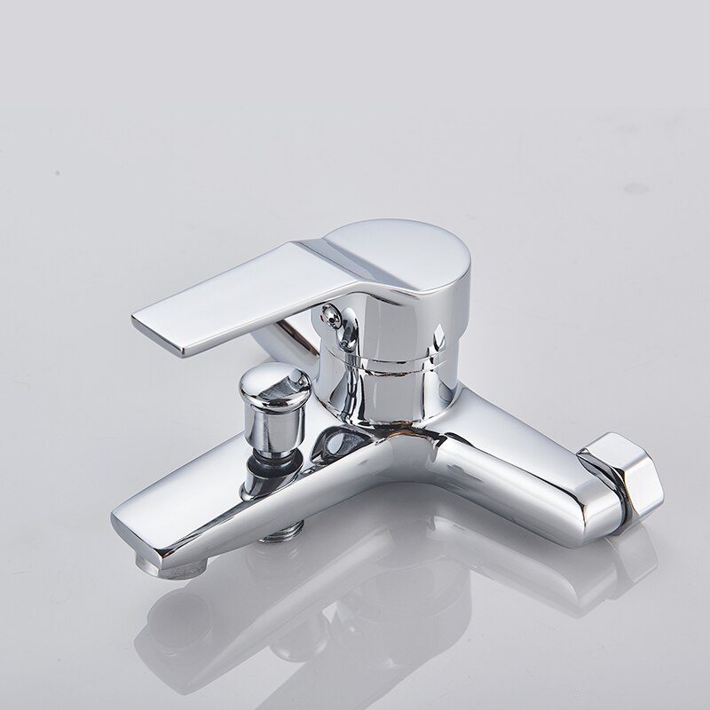 Quyanre Matte Black Bathroom Shower Faucet Bathtub Cold Water Mixer Tap Black Chrome Bathroom Shower Faucet Mixer Taps