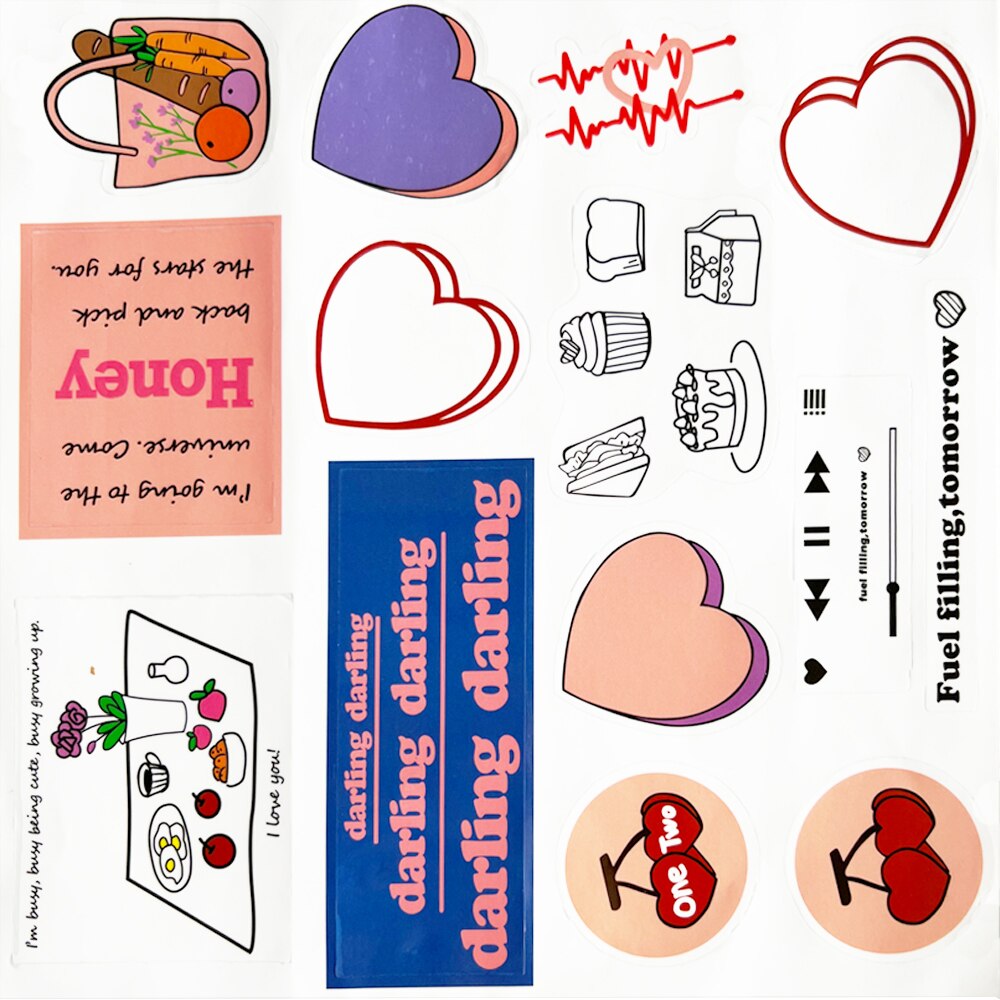 Stickers for Tablets case DIY Transparent personality pattern for ipad Galaxy Matepad Tab Lenovo Xiaomi pad