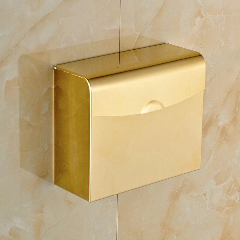 Bathroom paper holder stainless steel phone holder with bathroom phone gold towel holder toilet paper holder tissue box