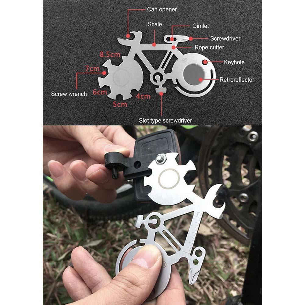 Strumenti di Riparazione di biciclette Chiave Scheda Multi-scopo Strumenti di Riparazione di Biciclette A Forma di 4/5/6/7/8.5 centimetri Multi-scopo strumenti di Riparazione montagna bicicletta Chiave