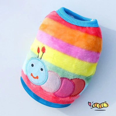 Dog Clothes Winter Vest For Small Dogs Cats Warm Pets Sweater Soft Flannel Puppy Puffer Jacket Dog Accessories Supplies: S / green