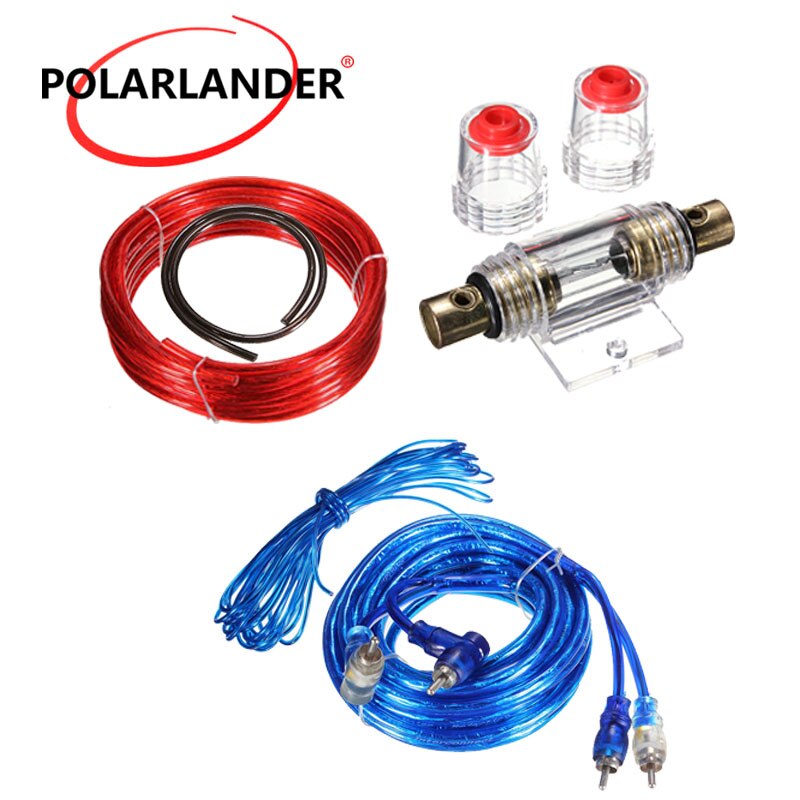 Car Auto Complete Amplifier Wiring Kit Universal Modified car stereo subwoofer sets of lines Gauge for Speakers Subwoofers