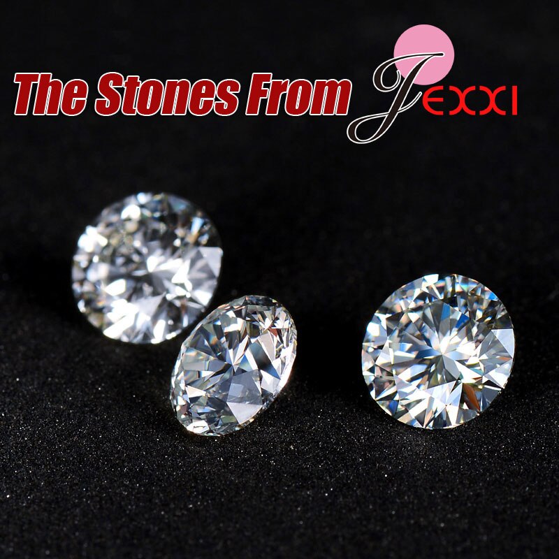 Zoete Hart Bruiloft Sieraden Sets Voor Vrouwen Volledige Kubieke Zirkoon 925 Sterling Zilveren Ketting Oorbellen Bijouterie Set