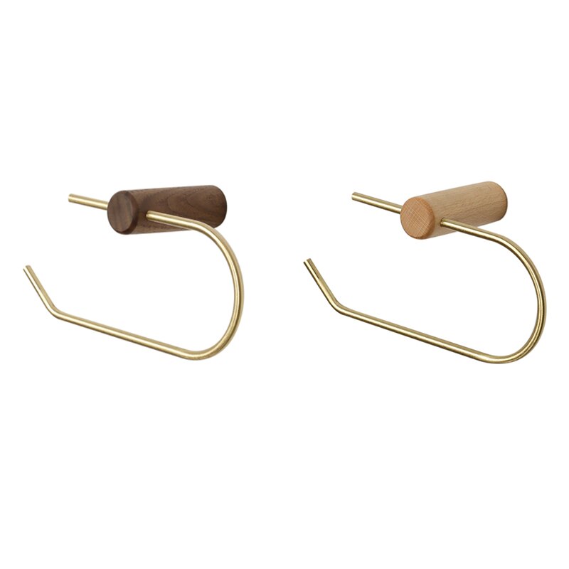 Nordic Bathroom Roll Holder,Wall Hanging Napkin Holder Gold Toilet Paper Towel Holder Kitchen Storage Shelf