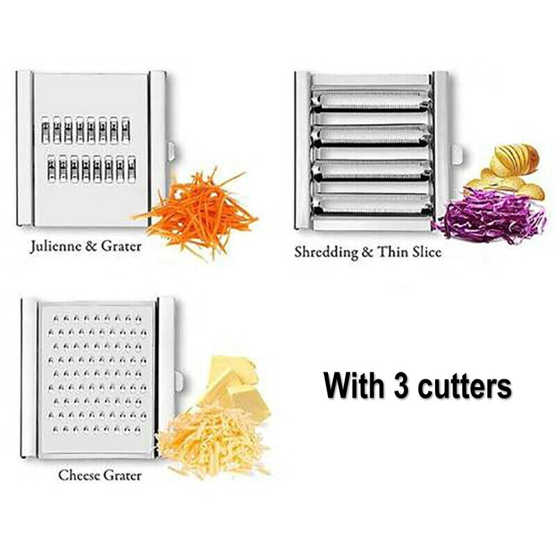 3 In 1 Groente Cutter Kool Slicer Rasp Voor Groenten Kool Shredder Mes Aardappel Zesters Cutter Keuken Gadgets Messen