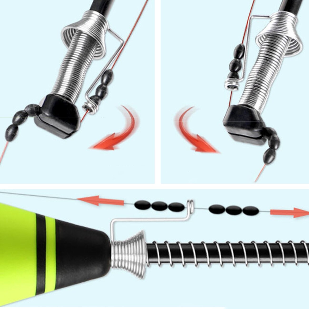 Portable Automatic Fishing Float Automatic Fishing Hook Trigger Electronic Buoy Fishing Float Device Fast Fishing Bobber Set