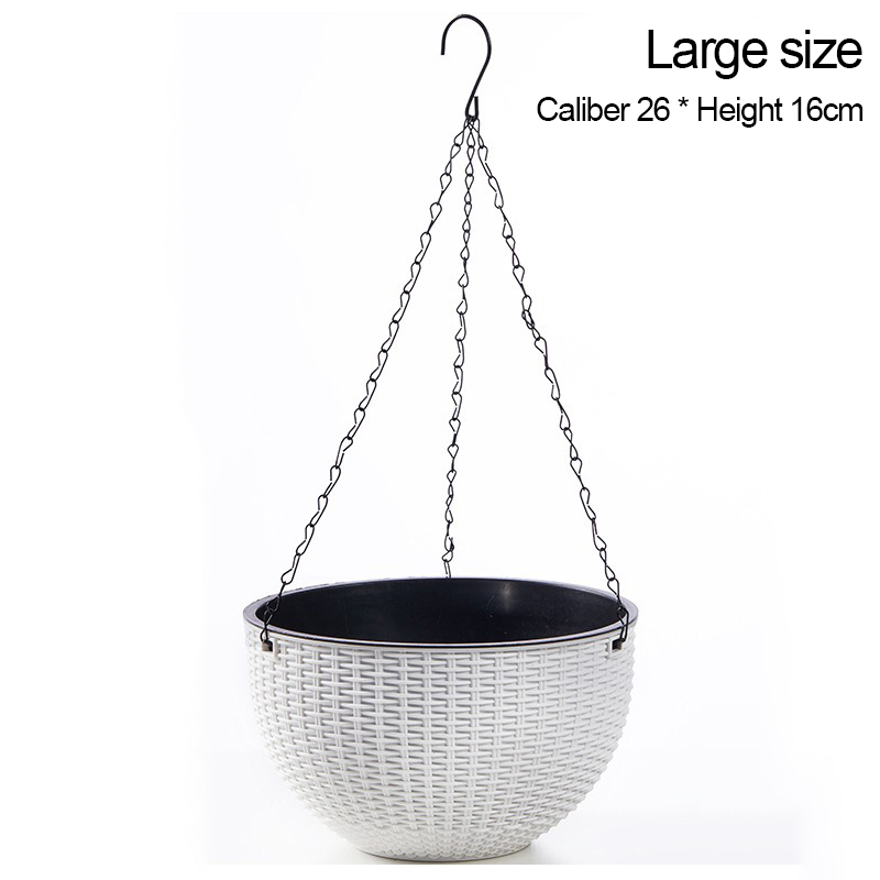 Hengende blomsterpotter til å henge blomster utendørs blomsterpotte planteoppheng makramé planteoppheng vaser: Plomme