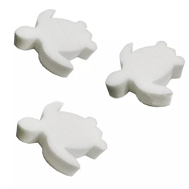 1 pièces piscine filtre éponge efficace Absorption d'huile papier mignon tortue forme propre Gadgets rapide