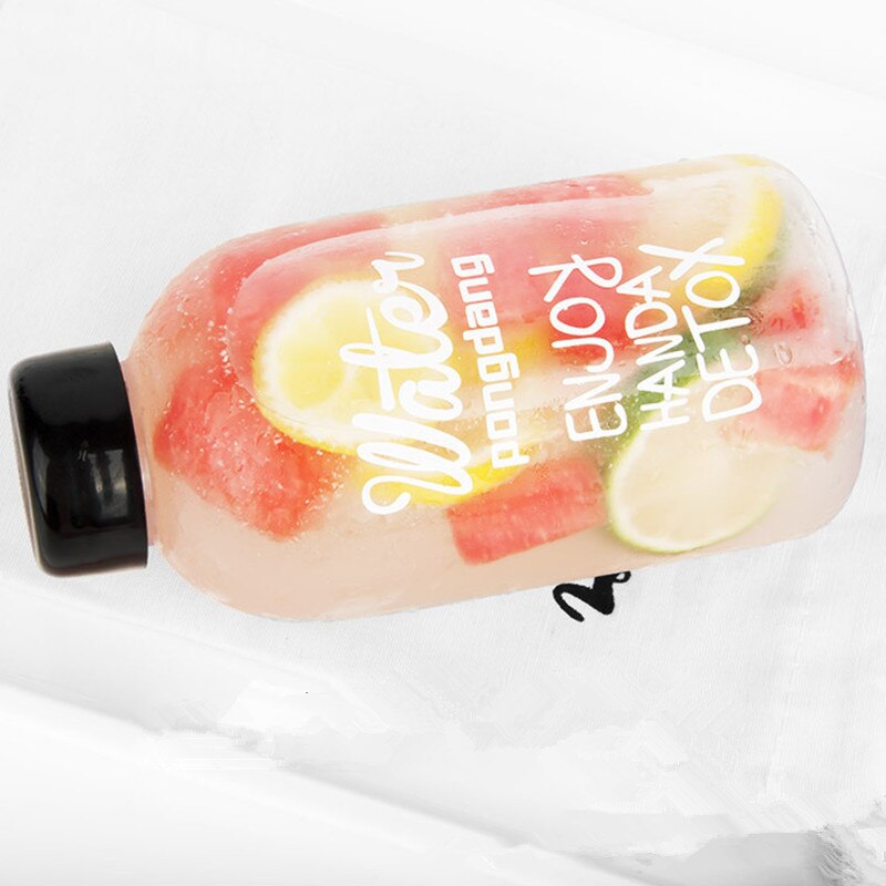 1000ml 550ml sportvattenflaska bärbar läckagesäker för sportstravel rymdcykelvandring plastvattenflaska dryckesartiklar: 550ml