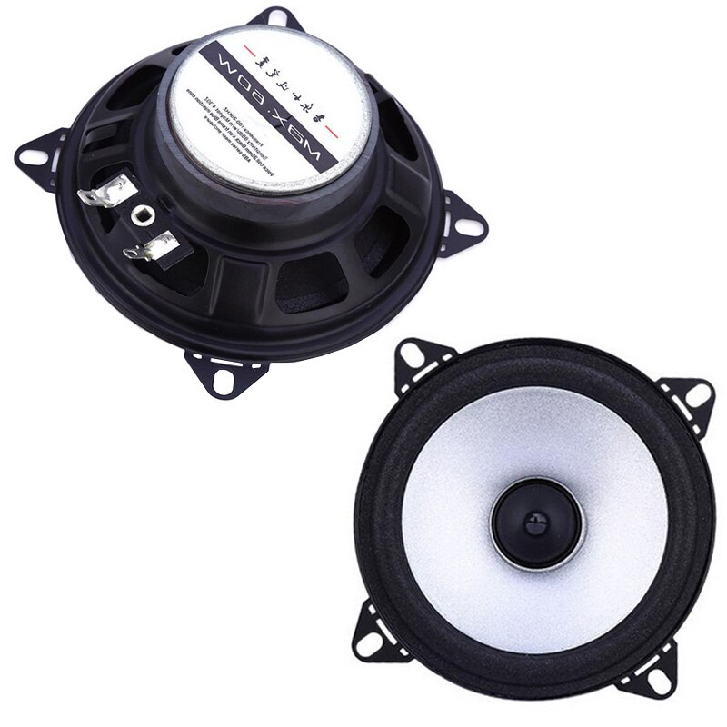 Deur Auto Audio Muziek Stereo Volledige Bereik Frequentie Luidspreker 4 inch 60 w 2 stks LaBo Coaxiale Hifi Speaker Voertuig 2 weg Auto