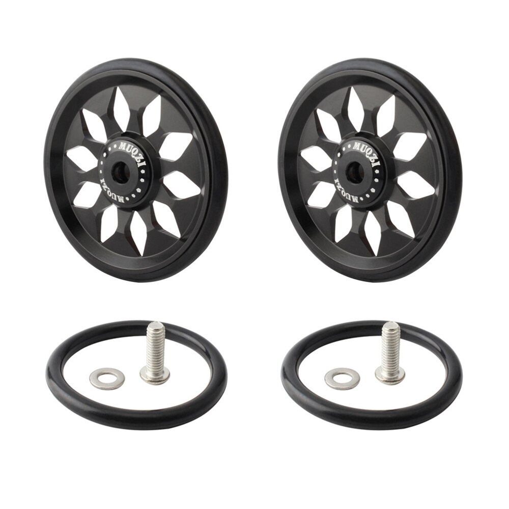 1 Set CNC Easy Wheel Folding Bike Aluminium Alloy Wheel Compatible with Brompton