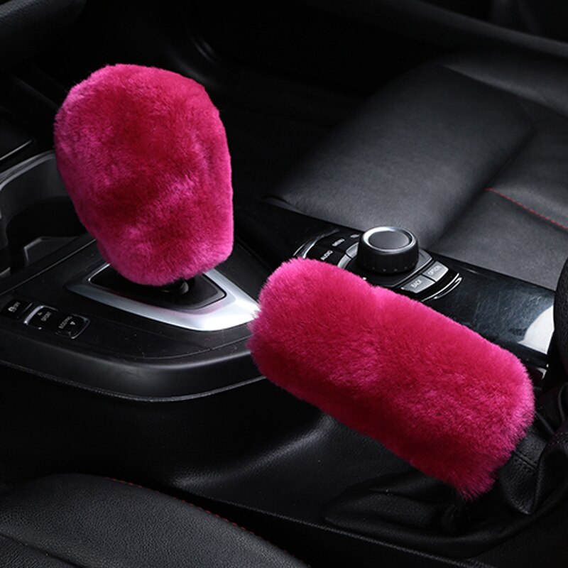 Winter plüsch fell auto hand brems abdeckung schaltknauf abdeckung für Buick Regal Lacrosse Excelle GT/XT/GL8 /ENCORE/Enclave/Envision/Park
