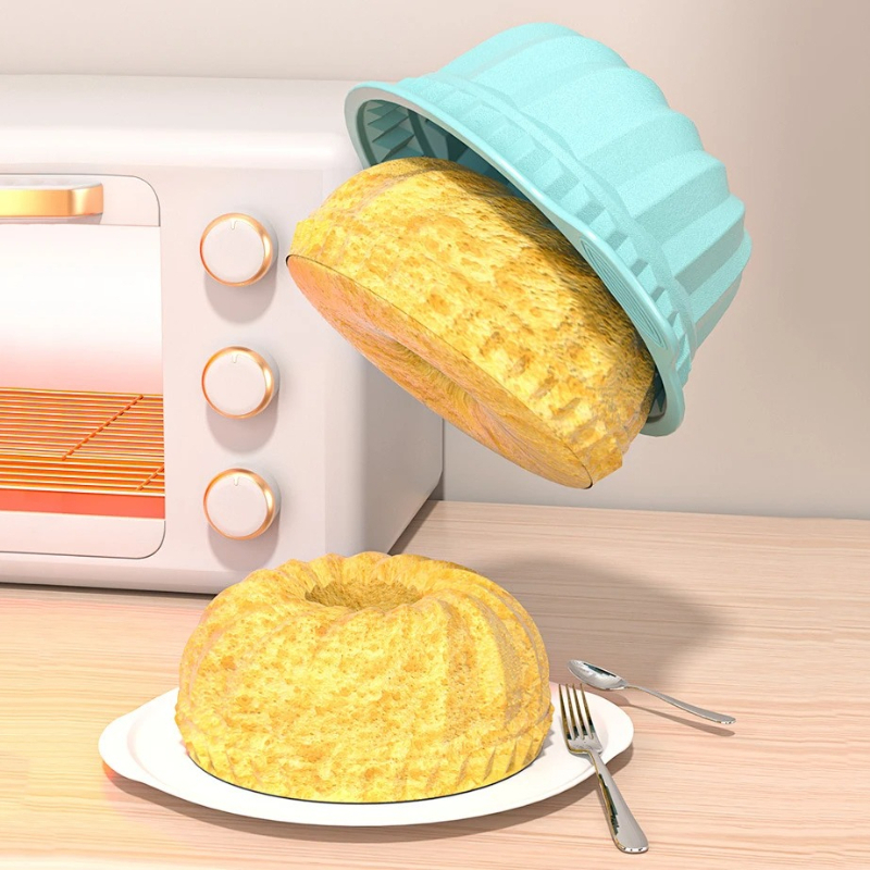 Stampo in Silicone 3D per Torte, Antiaderente, Scanalato, per Decorazione Dolci e Pasticceria