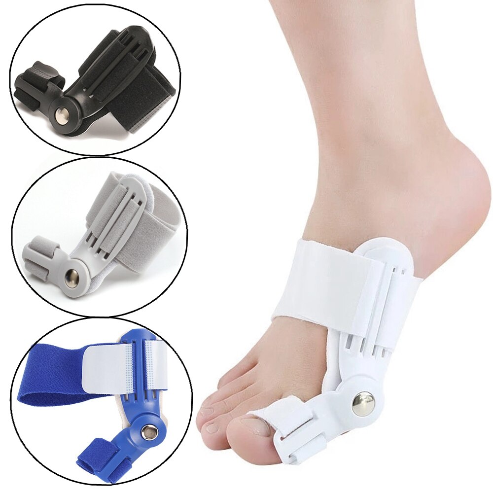 1pc store knogle tå knyst skinne glattejern korrektur tå separator tåbeskytter aflastning hallux valgus begge venstre højre fødder brugt