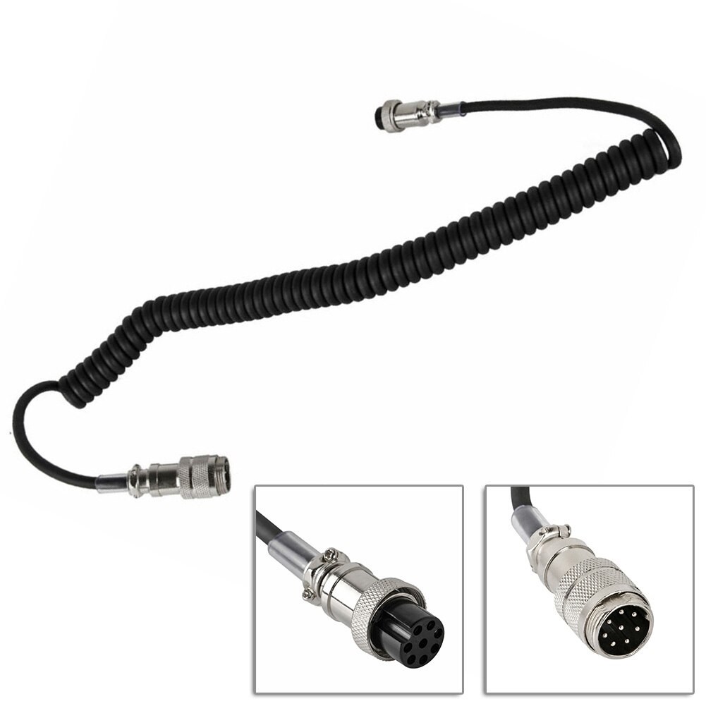 HAM/CB Radio Microphone 8 Pin Mic Extension Cord Male To Female For YAESU ICOM For KENWOOD ALINCO & ICOM RADIOS