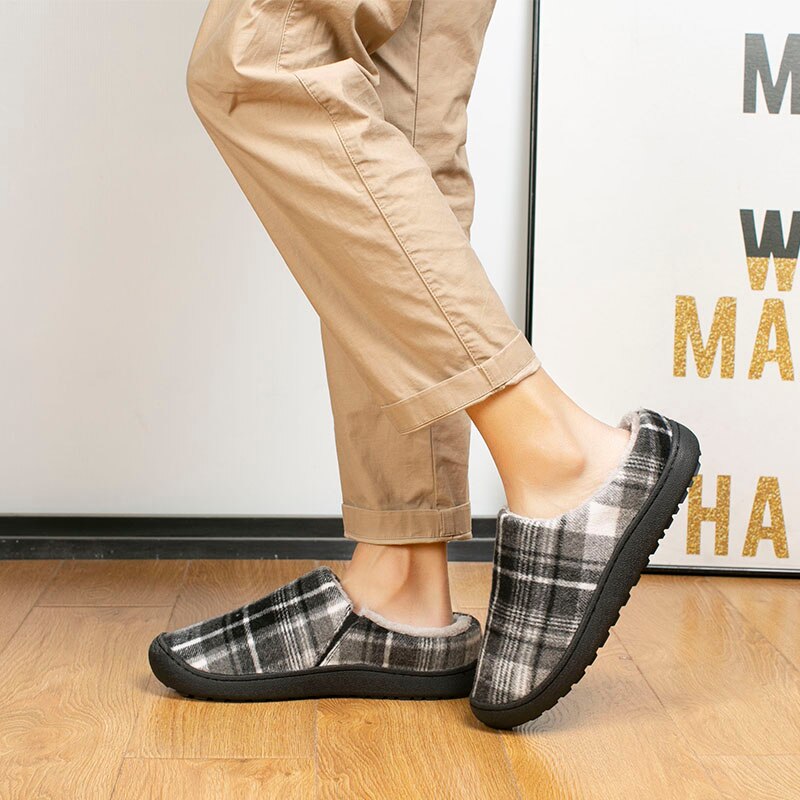 Katoen Slippers Mannen Winter Outdoor Schoenen Mannen Mode Plus Koude-Proof Toevallige Schoenen Mannen Kepp Warm Man Schoeisel big Size 39-50