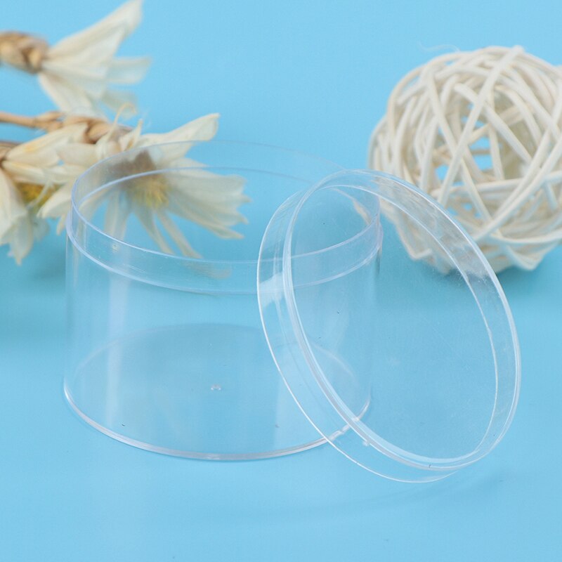 100 ML Translucent Plastic Container Box For Slime Mud Clay DIY Accessory Slime Box Storage Box Bottle With Lid Slime Tool