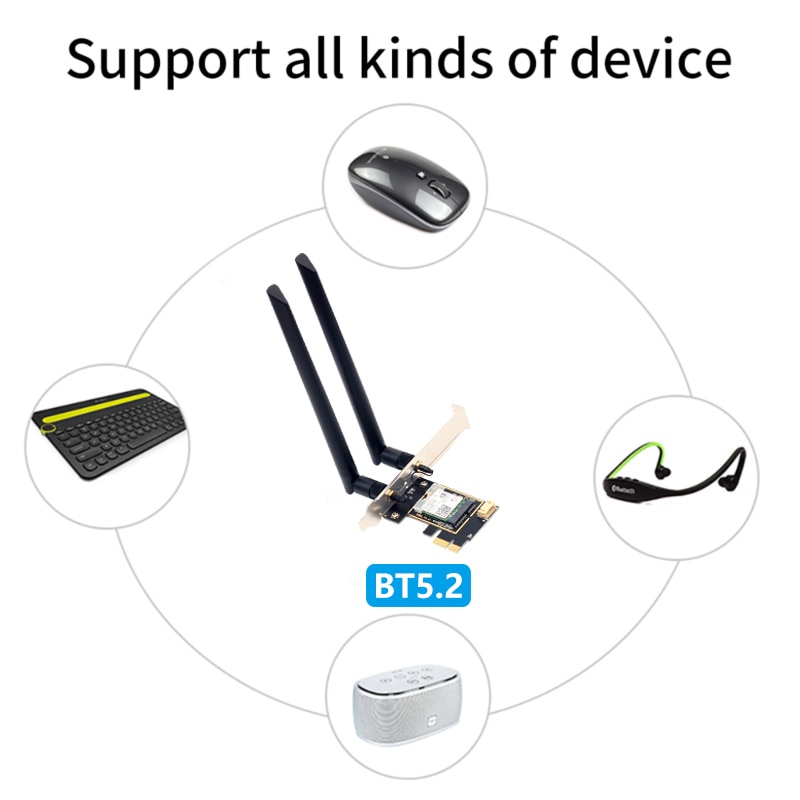 Tri band Intel AX210 drahtlose AX210NGW 5374Mbps 802,11 AX drahtlose Wi-Fi 6 AX200 ist geeignet für Intel 8265NGW / 9260ACM. 2 NGFF