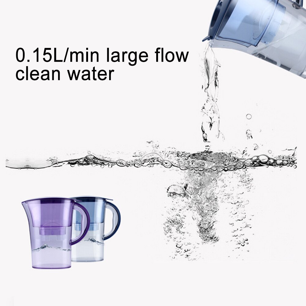 Vattenfilter kanna vattenkokare hemmakontor drinkware renare med påfyllning filter patron aktivt kol vatten kanna direkt dryck