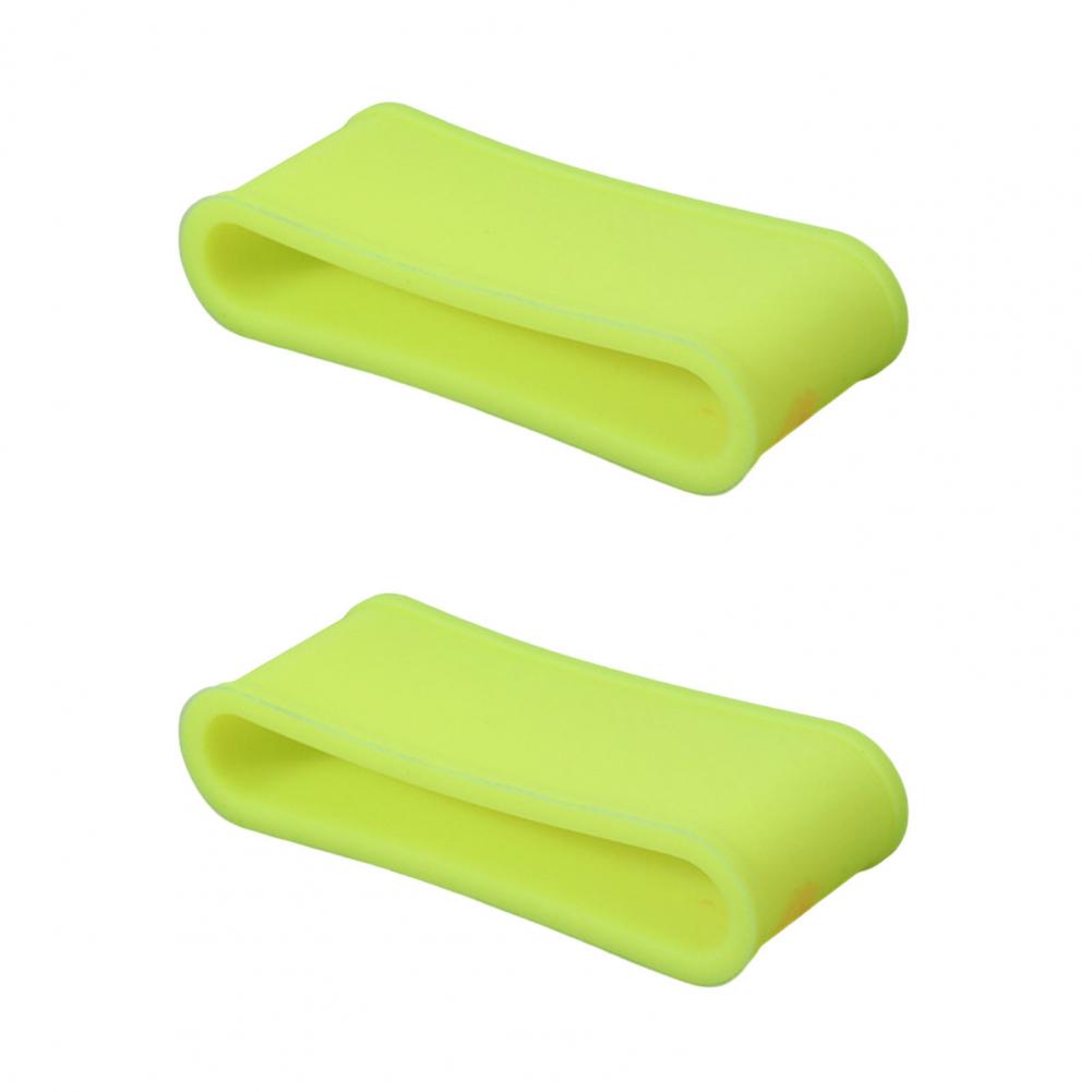 2Pcs Stretchy Tennis Racket Handle's Rubber Ring Pickleball Paddle Grip Band Tennis Racket Grip Band Anti-slip Paddle Band: Brown