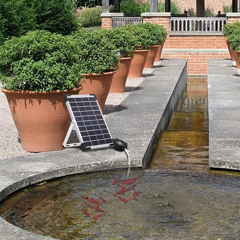 Solar Pomp Tuin Fontein Pool Waterpomp Vijver Plants Watering Solar Pomp Voor Aquarium Aquarium Beluchter Oxygenator Luchtpomp