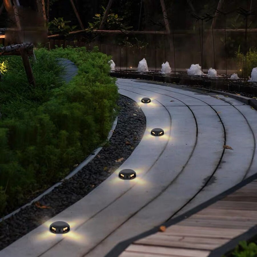 LED In-ground Light Outdoor Waterproof Buried Lights Underground Floor Lamps Yard Landscape Street Light Garden Step Spotlights
