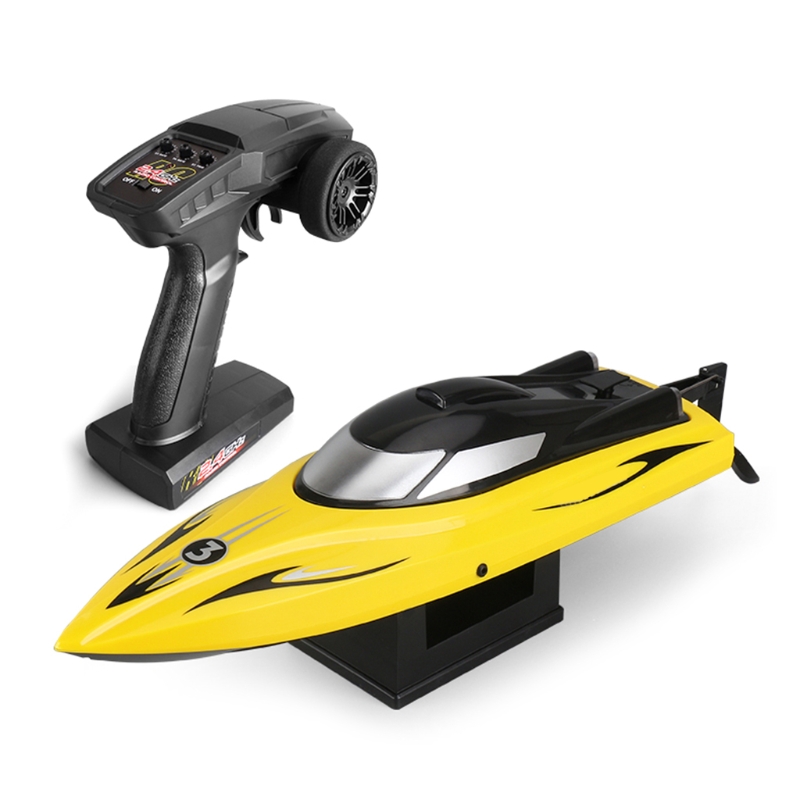 HX5D Novelty Wireless Boat Under Water Children Remote Control Speedboat Vehicle: Yellow