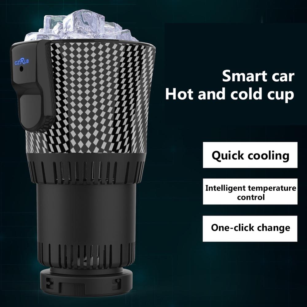 12V Auto Koeling Cup Smart Elektrische Drank Koeling Verwarming Cup Bekerhouder Warmer Koeler