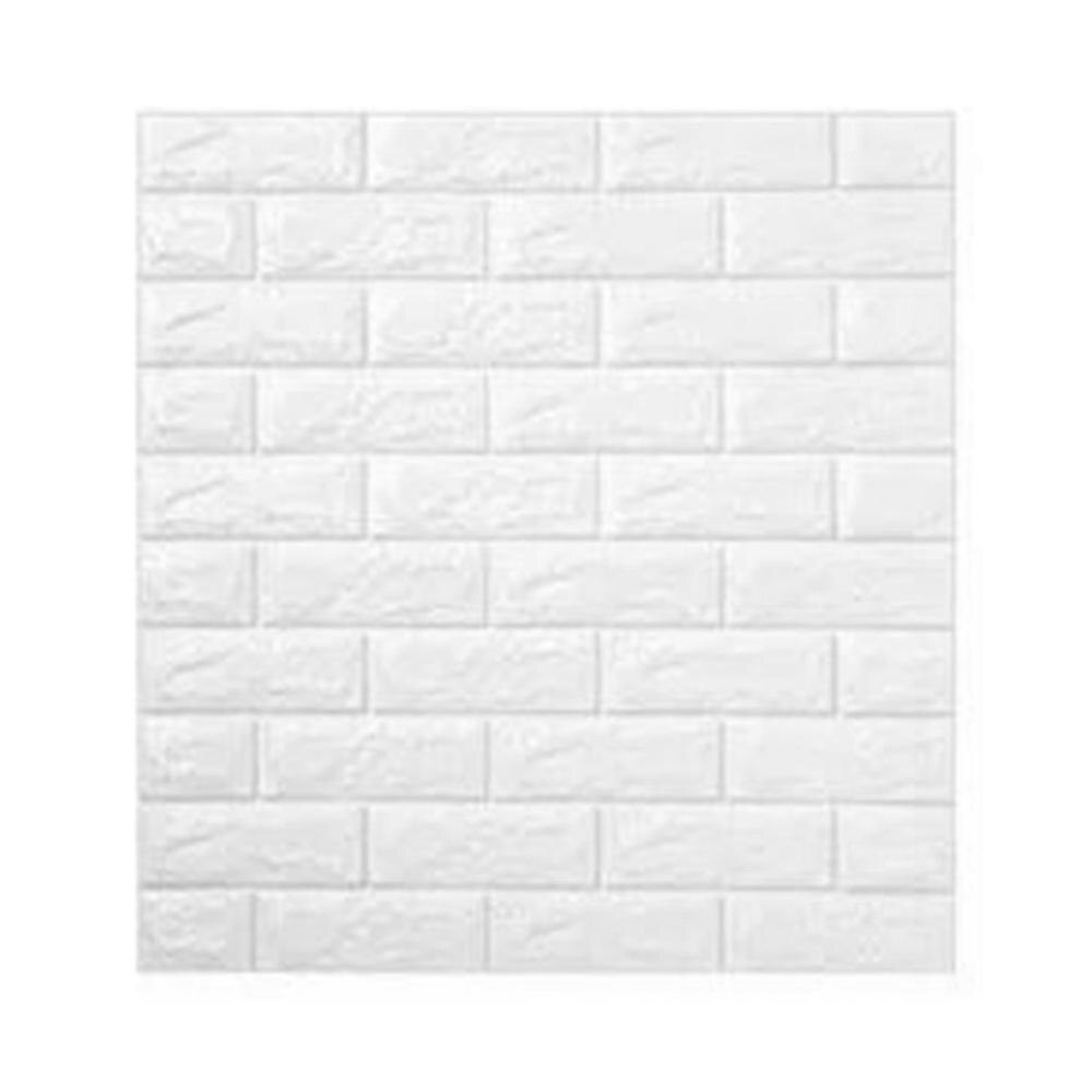 Home Decor 3D Brick Wall Stickers Waterproof Foam DIY Self Adhesive Wall Covering For Kids Living Room DIY Background: 70x78cm