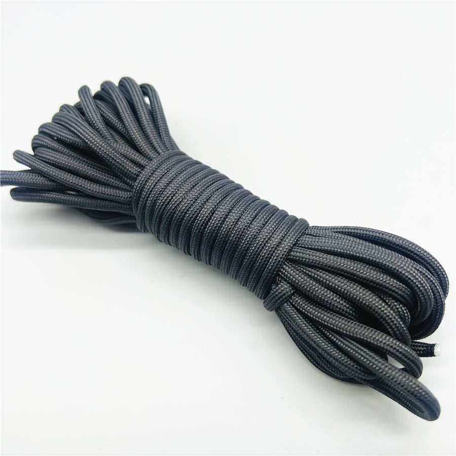 1 pièces 5yards 6mm Paracord Parachute cordon lanière tente corde Guyline Mil Spec Type pour randonnée Camping: Pistolet En Métal