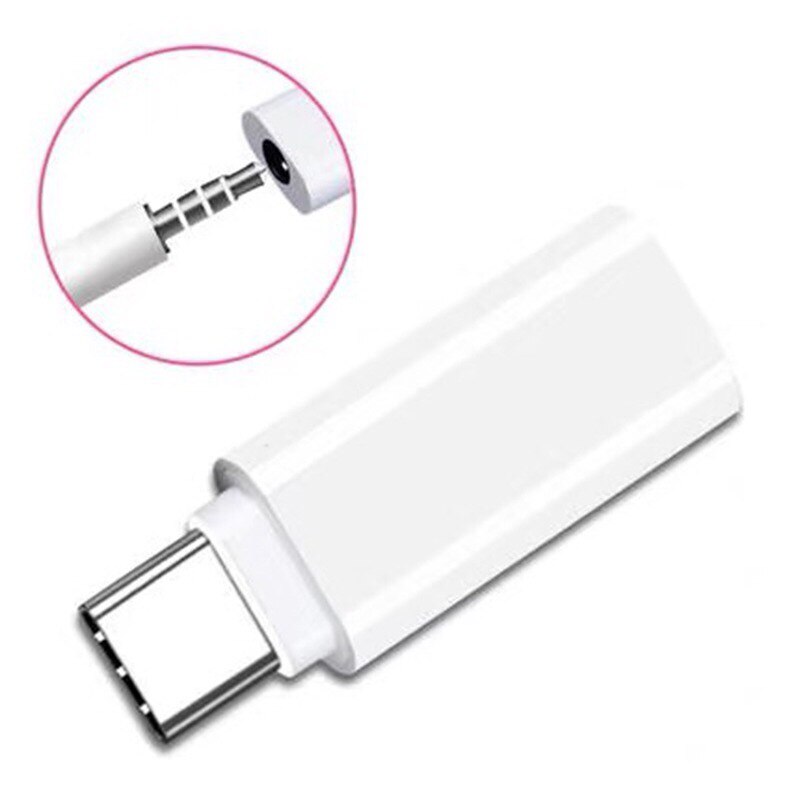 universell usb type-c kvinnelig  til 3.5mm jack mannlig øretelefon hodetelefonhøyttalere headset adapter til letv huawei samsung kontakt otg