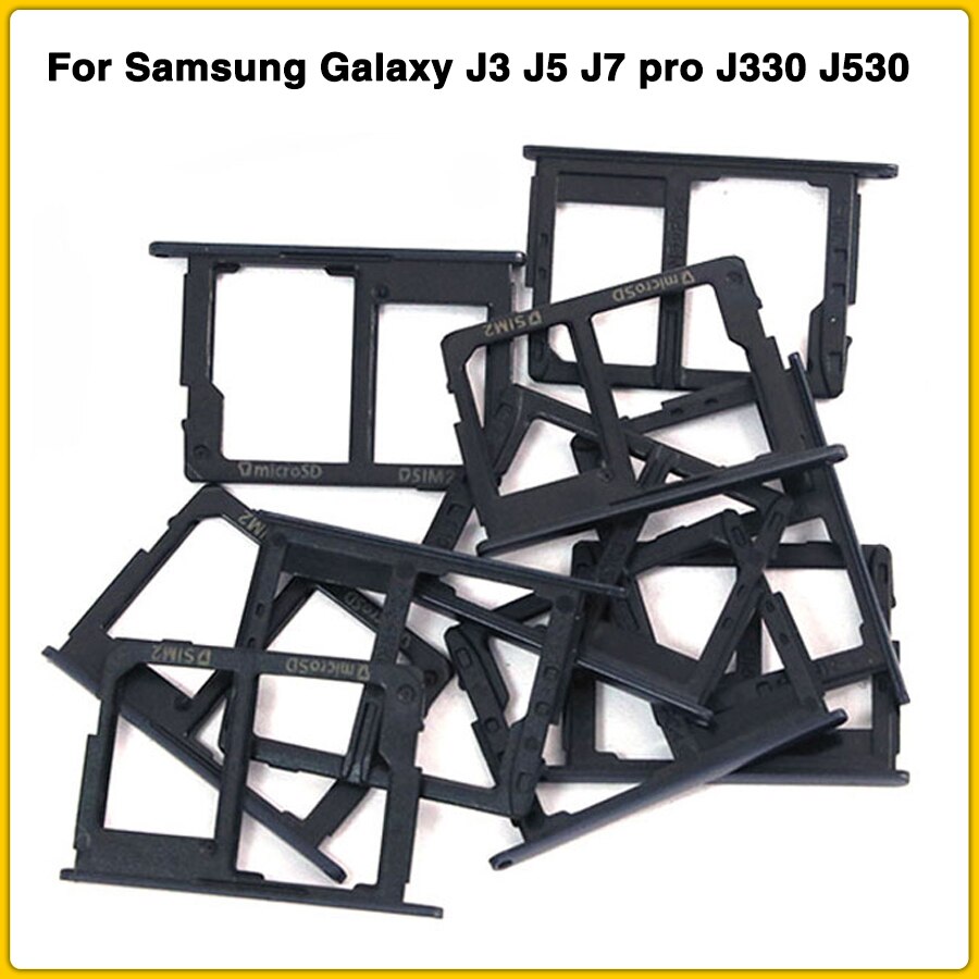 SIM Card Tray Hold for Samsung Galaxy J3 J5 J7 pro J330 J530 J730 J330F J530F J730F SIM Card Reader Sim Tray Holder Sim Slot