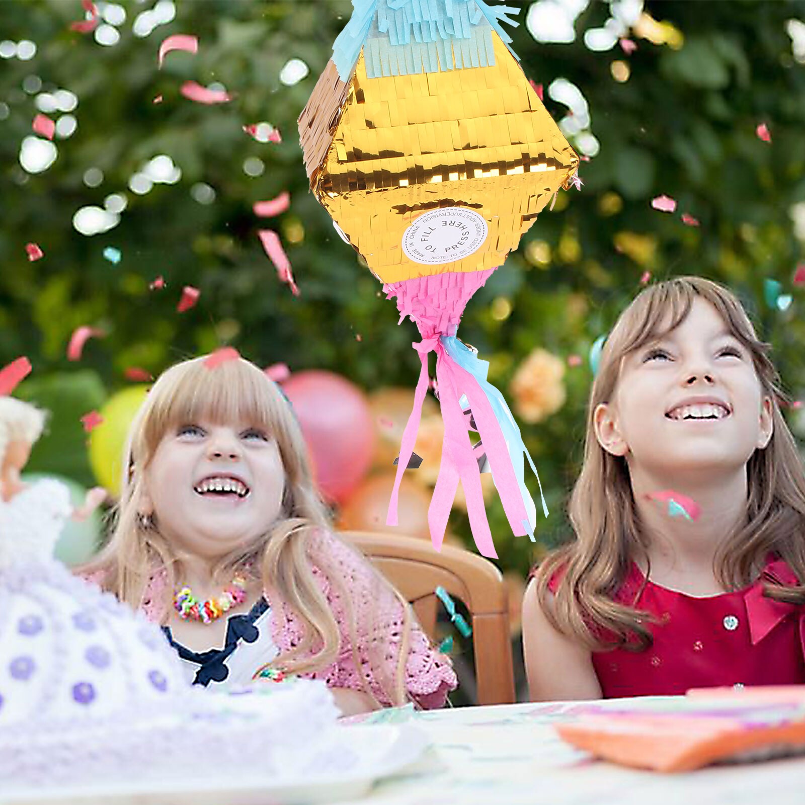 1pc diamante Pinata Candy giocattolo divertente per bambini Pinata Filler compleanno giocattolo diamante Pinata compleanno giocattolo per bambini zucchero