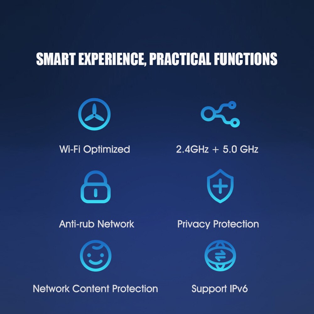 Xiaomi Mi routeur 4 Pro Gigabit double bande 1317Mbps 2.4G/5.0GHz routeurs sans fil Wifi répéteur avec 5 antennes à Gain élevé
