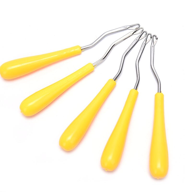 DIY Hook Crochet Template Kit Crocheting Crochet Crafts Knitting Crochet Hooks Plastic Handle Sewing Tools