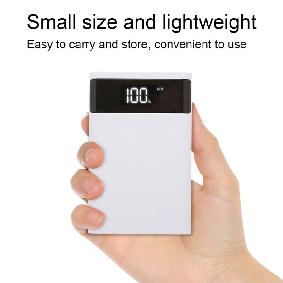 power bank diy ABS 4 x 18650 Portable DIY Quick Charging Battery Box Repeated Disassemble No Welding Mobile Power Case Kit