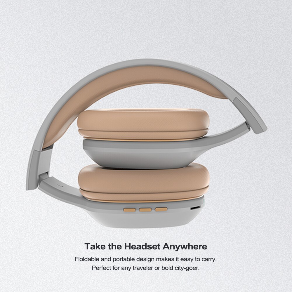 AUSDOM M09 Wireless Headphones Bluetooth 5.0 Headset Foldable Deep Bass Bluetooth Headphone for iPhone Xiaomi Support TF Card