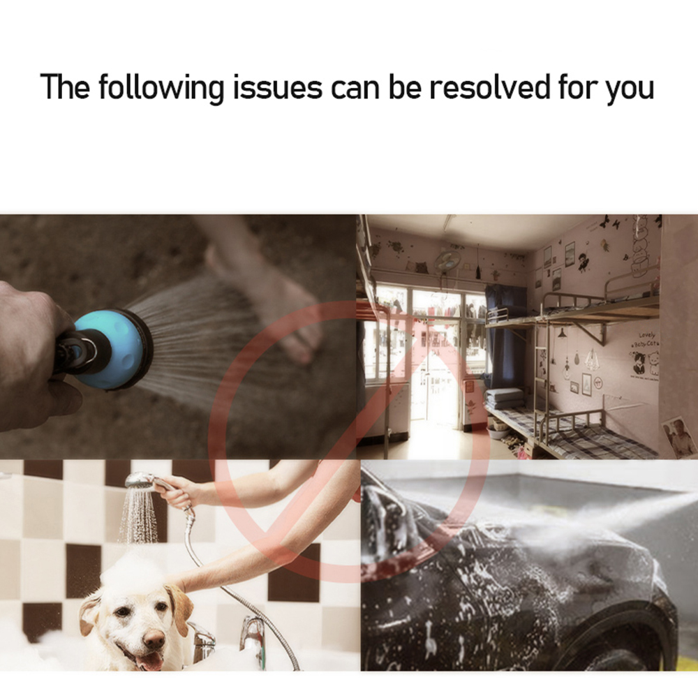 Camping Shower Outdoor Handheld Electric Shower Portable Shower Battery Powered Compact Handheld Rechargeable Camping Showerhead