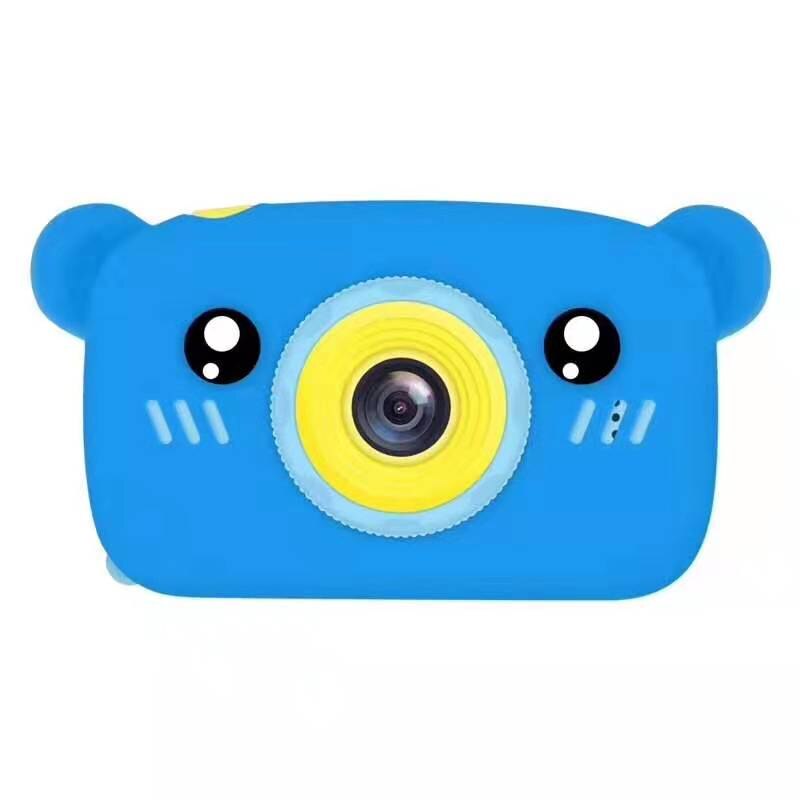 Draagbare Digitale Video Foto Kids 1200W Camera Speelgoed Hd 1080P Oplaadbare Camera Mini Screen Educatief Outdoor Speelgoed: Blauw