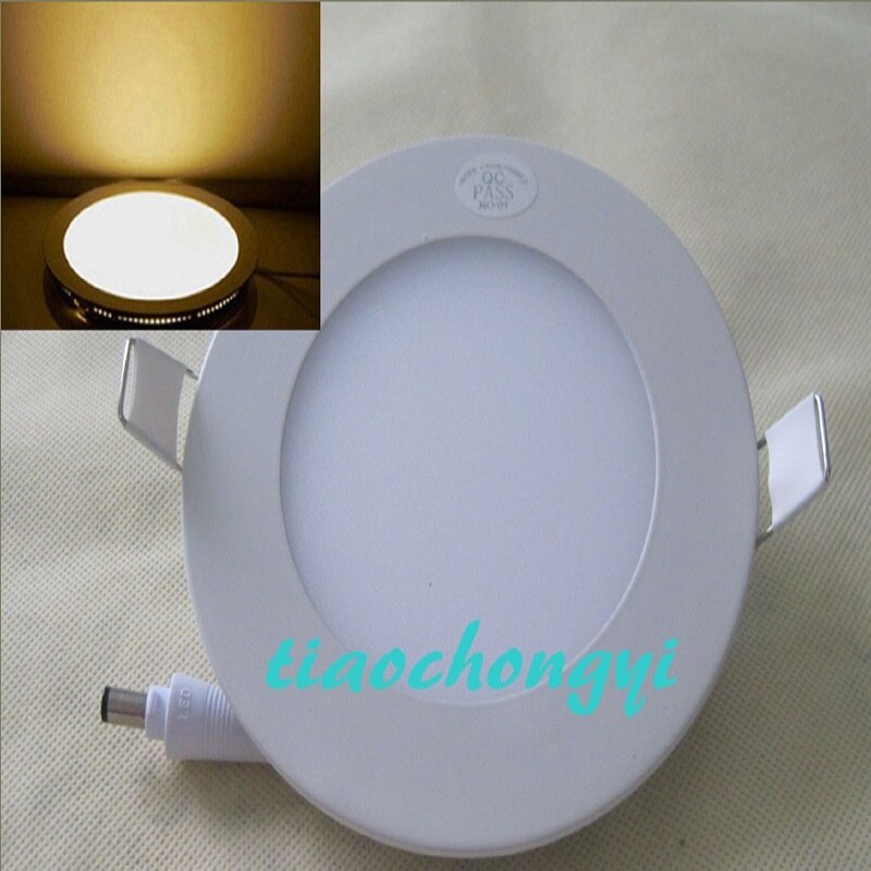 3W/6W/9W/12W/15W/18W Round LED Recessed Ceiling Panel Light Lamp