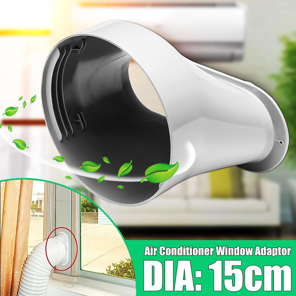 Placa de Kit de deslizamiento de ventana, adaptador de ventana de 6 pulgadas para aire acondicionado portátil, 2 uds.