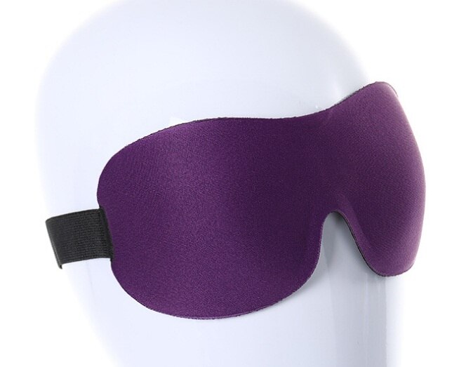 Soft sleeping 3d øjenmaske til rejsehvile bind for øjnene blødt behageligt sovemiddel cover øjenplaster bærbar