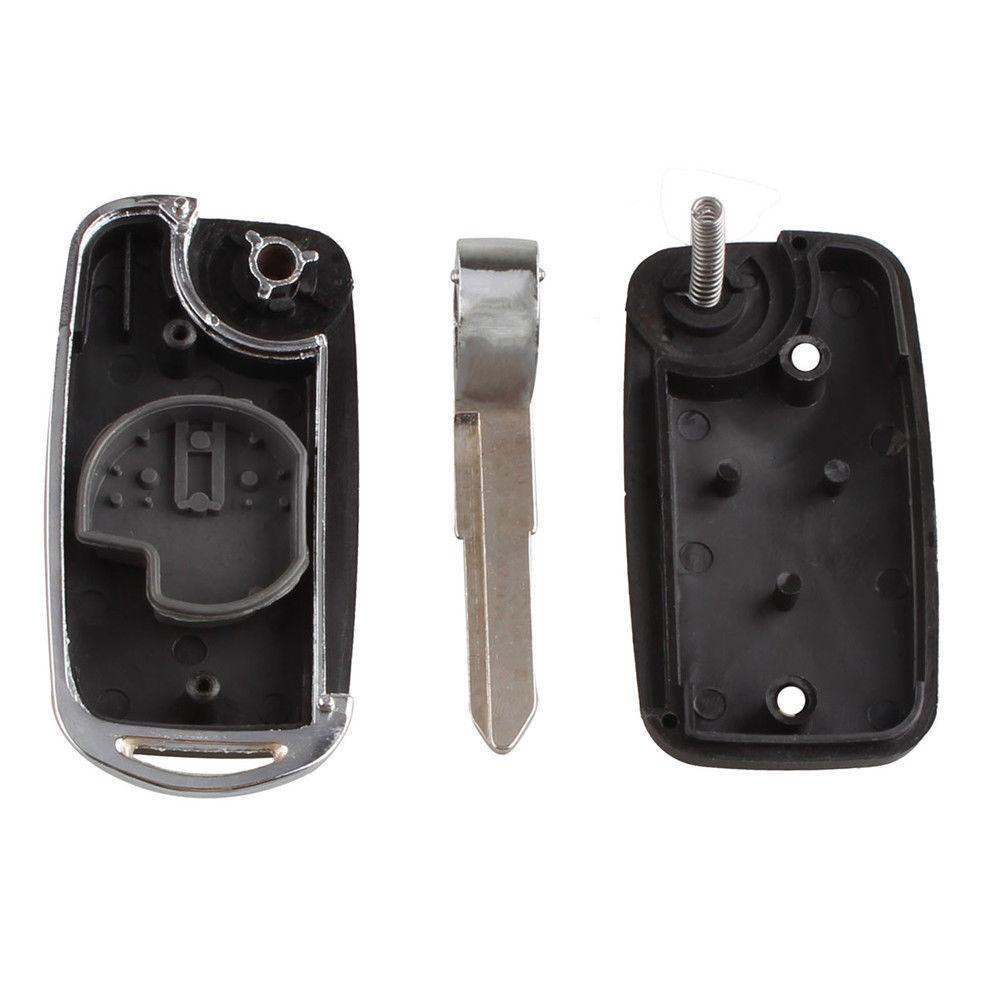 Funda plegable para mando a distancia de coche, carcasa de 2 botones para suzuk-i SX4 Swift, novedad de 60%