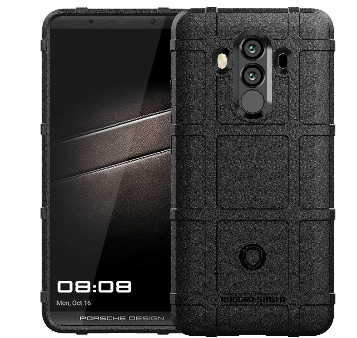 Armor Shock Absorption Shockproof Case For Huawei Mate 10 Porsche Anti Scratch Carbon Fiber Bag Cover 6.0 inch
