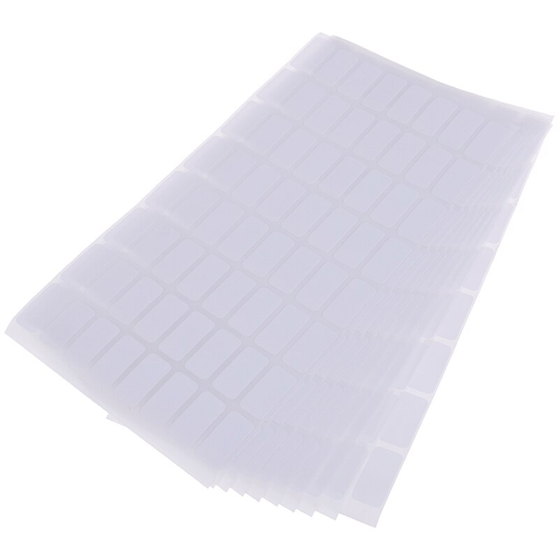 640pcs/lot Blank White Sticker Labels Small Paper Adhesive Label Stickers Writable Note Sticker Tag Crafts 10*20mm