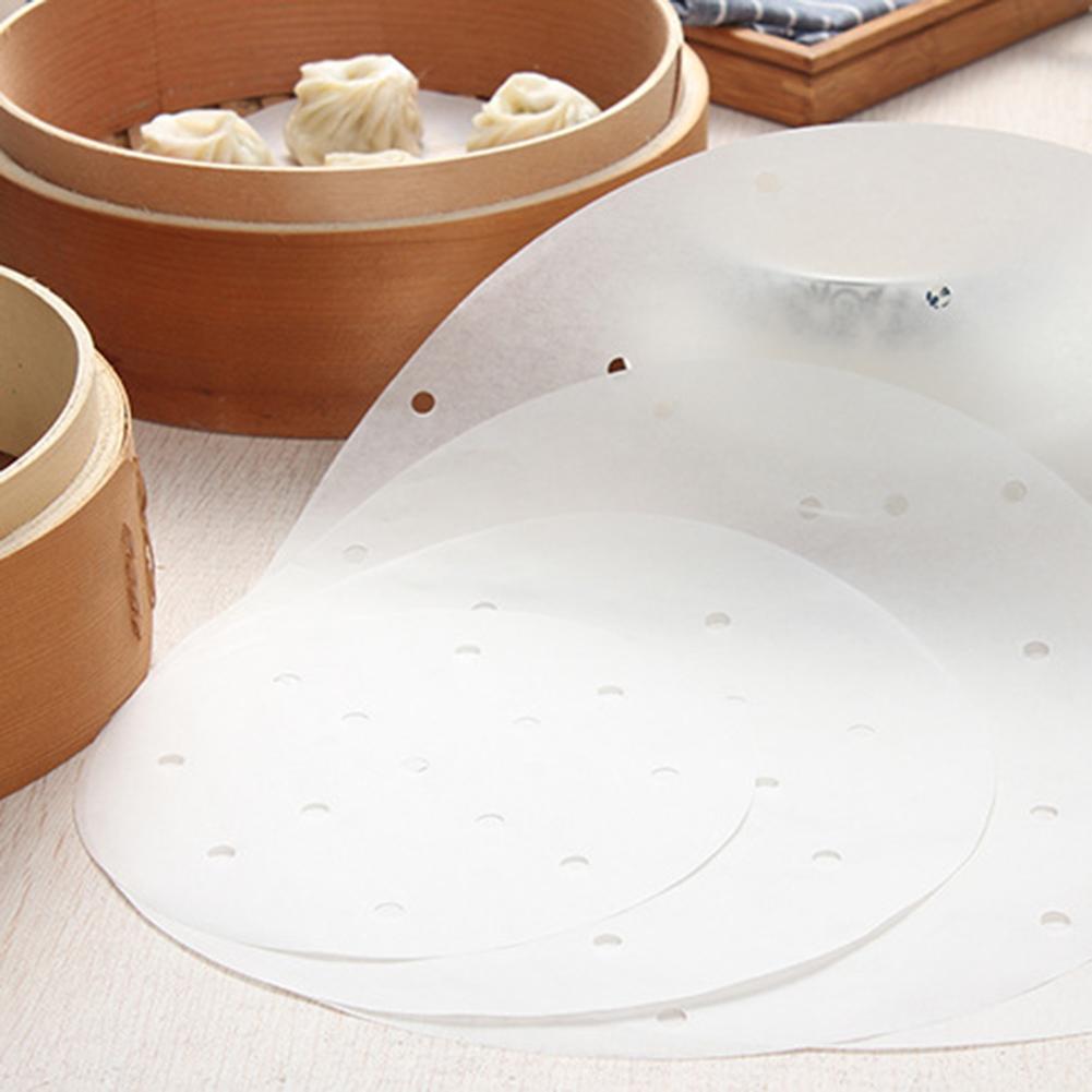 15/20/25/30cm 50pcs Round Baking Paper Circle Parchment Paper Liner BBQ Oven Patty Hamburger Paper Cake Non-Stick Baking Tool